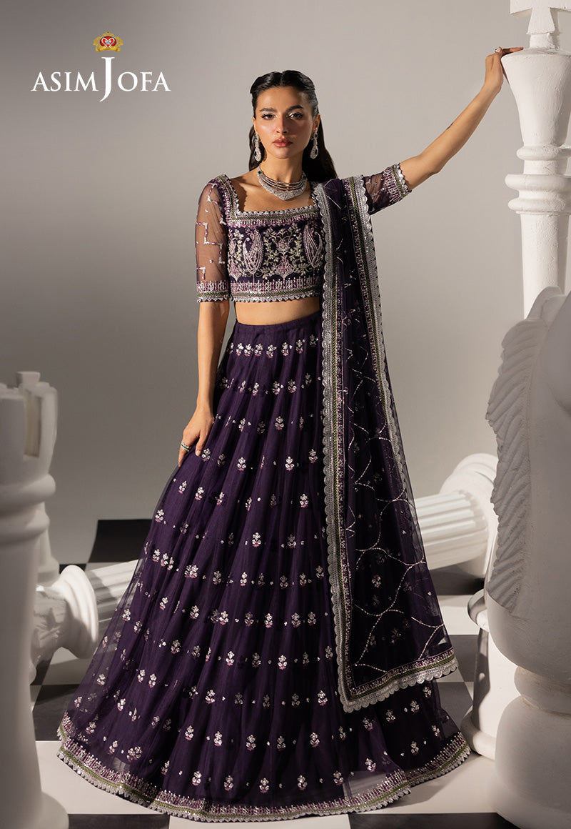 Asim Jofa | Izel Luxury Collection | AJIZL-15 by Asim Jofa - Designer Dress  - Type : Ladies Clothes - Available at Libayah - 100% Original 