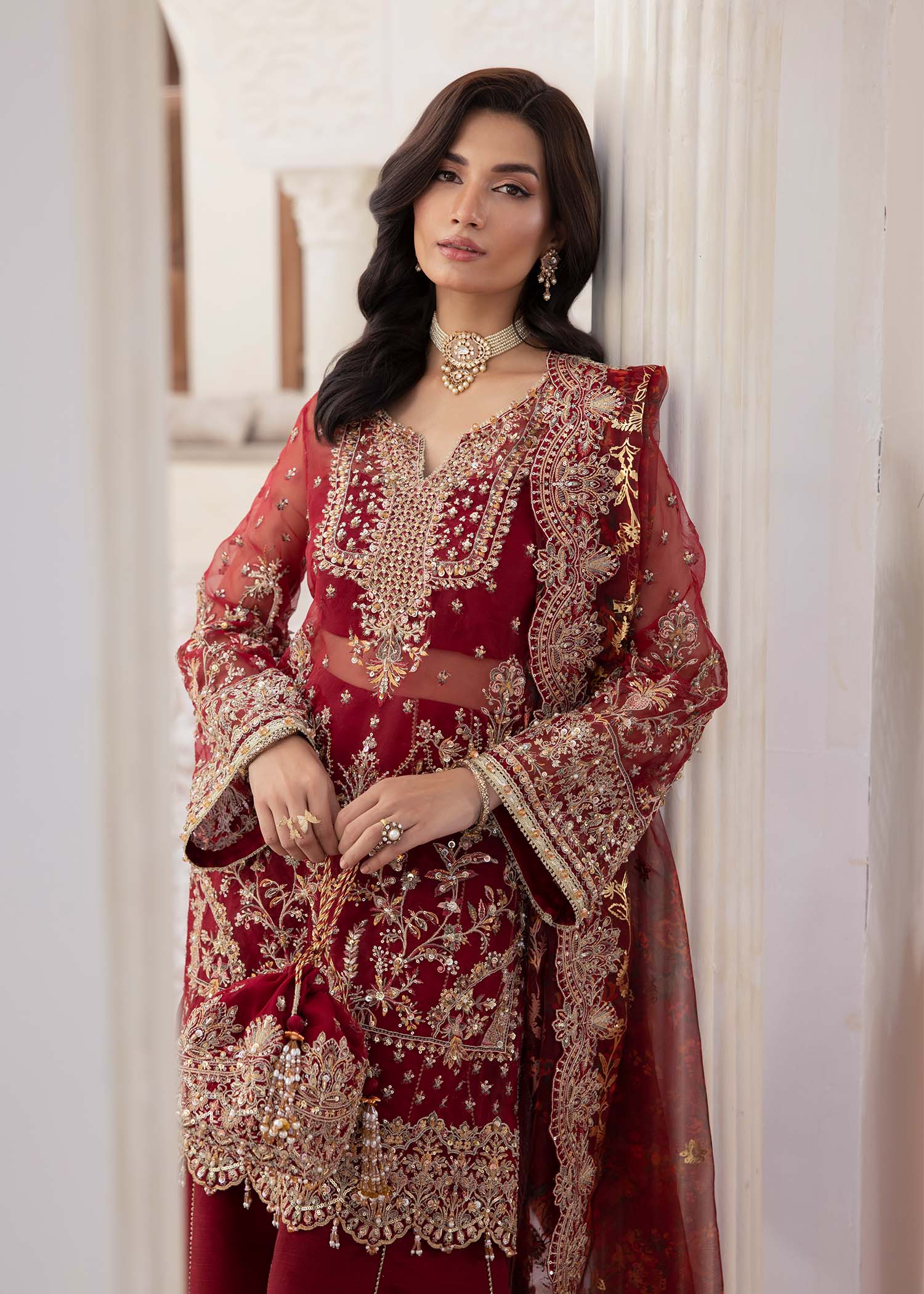 Kanwal Malik | Mirha Eid Luxury Pret 25 | Zehrah by Kanwal Malik - Designer Dress - Type: Ladies Clothes - Available at Libayah - 100% Original