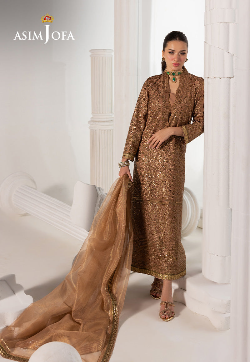 Asim Jofa | Izel Luxury Collection |AJIZL-11 by Asim Jofa - Designer Dress  - Type : Ladies Clothes - Available at Libayah - 100% Original 