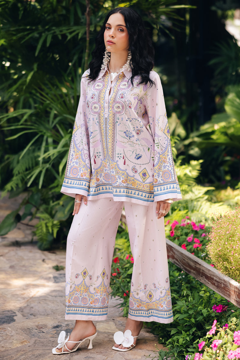 Qalamkar | Printed Co Ords 25 | OP-08 Ruhi by Qalamkar - Designer Dress - Type: Ladies Clothes - Available at Libayah - 100% Original