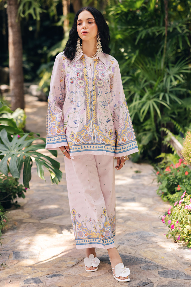 Qalamkar | Printed Co Ords 25 | OP-08 Ruhi by Qalamkar - Designer Dress - Type: Ladies Clothes - Available at Libayah - 100% Original