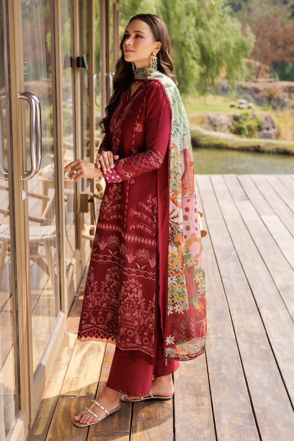 Xenia Formals | Luxury Lawn 25 | PAULA by Xenia Formals - Designer Dress - Type: Ladies Clothes - Available at Libayah - 100% Original