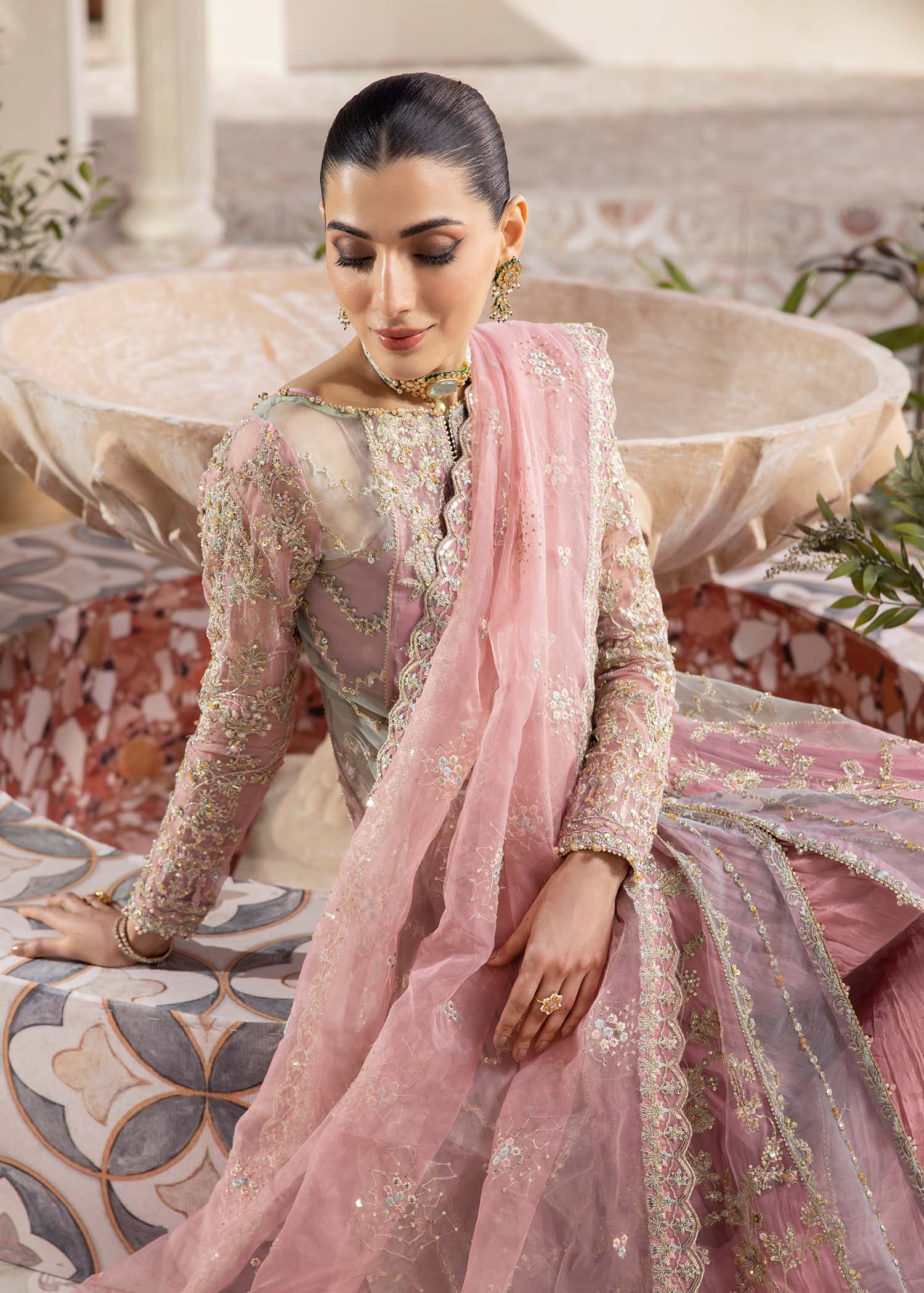 Kanwal Malik | Mirha Eid Luxury Pret 25 | Sanya by Kanwal Malik - Designer Dress - Type: Ladies Clothes - Available at Libayah - 100% Original