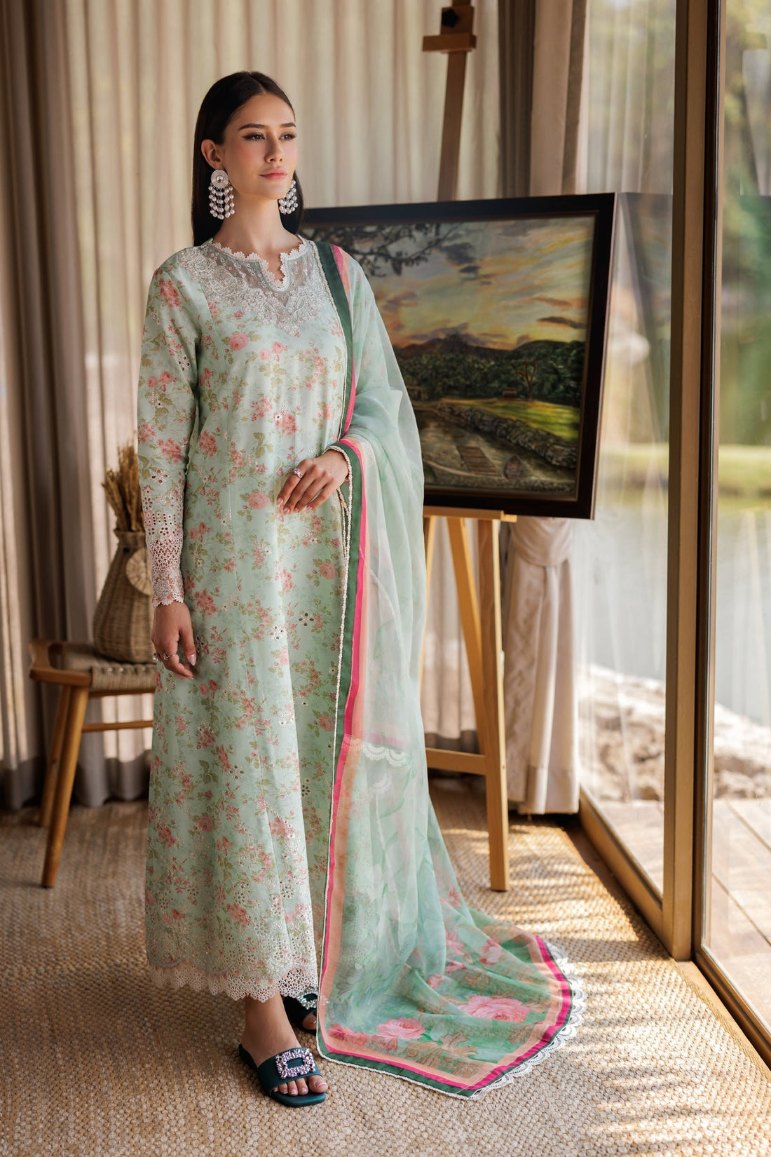 Xenia Formals | Luxury Lawn 25 | BARRIE by Xenia Formals - Designer Dress - Type: Ladies Clothes - Available at Libayah - 100% Original