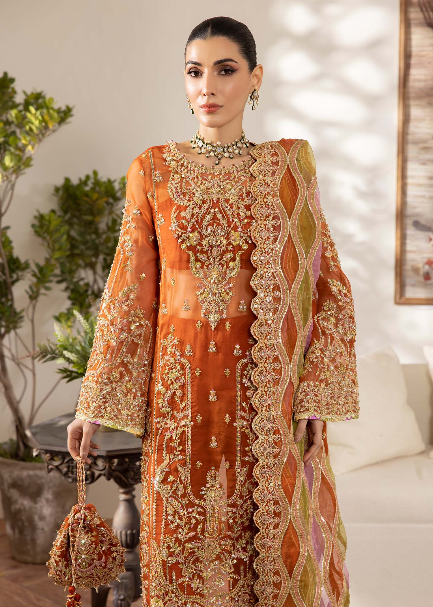 Kanwal Malik | Mirha Eid Luxury Pret 25 | Roshail by Kanwal Malik - Designer Dress - Type: Ladies Clothes - Available at Libayah - 100% Original