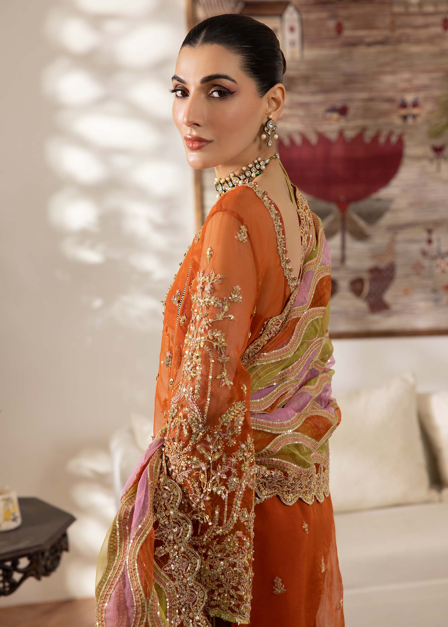 Kanwal Malik | Mirha Eid Luxury Pret 25 | Roshail by Kanwal Malik - Designer Dress - Type: Ladies Clothes - Available at Libayah - 100% Original
