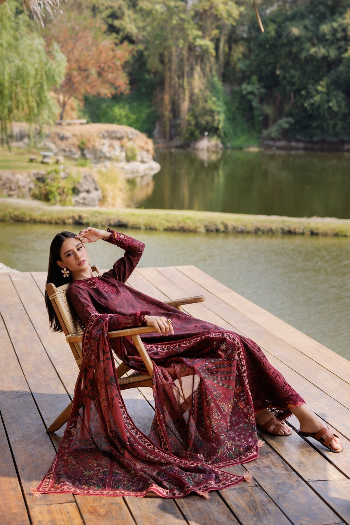 Xenia Formals | Luxury Lawn 25 | REEM by Xenia Formals - Designer Dress - Type: Ladies Clothes - Available at Libayah - 100% Original