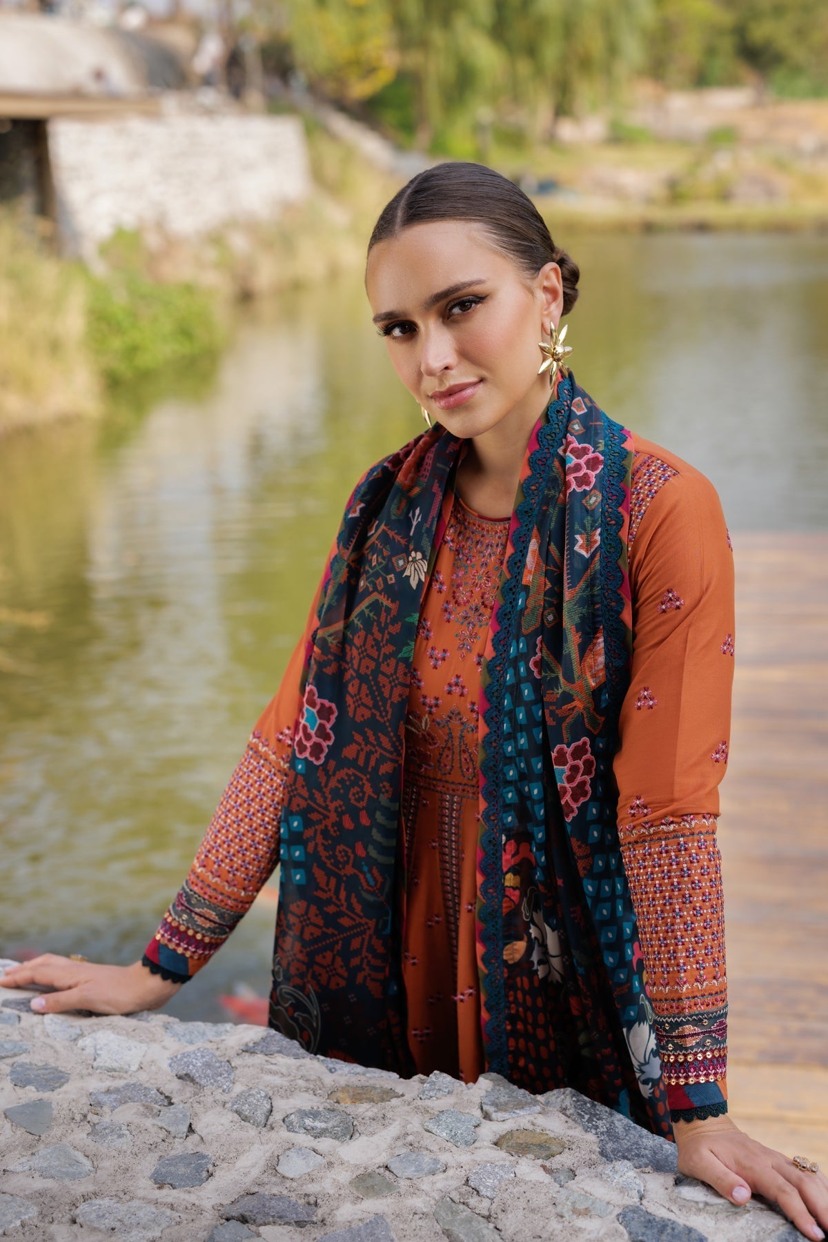 Xenia Formals | Luxury Lawn 25 | HANNAH by Xenia Formals - Designer Dress - Type: Ladies Clothes - Available at Libayah - 100% Original