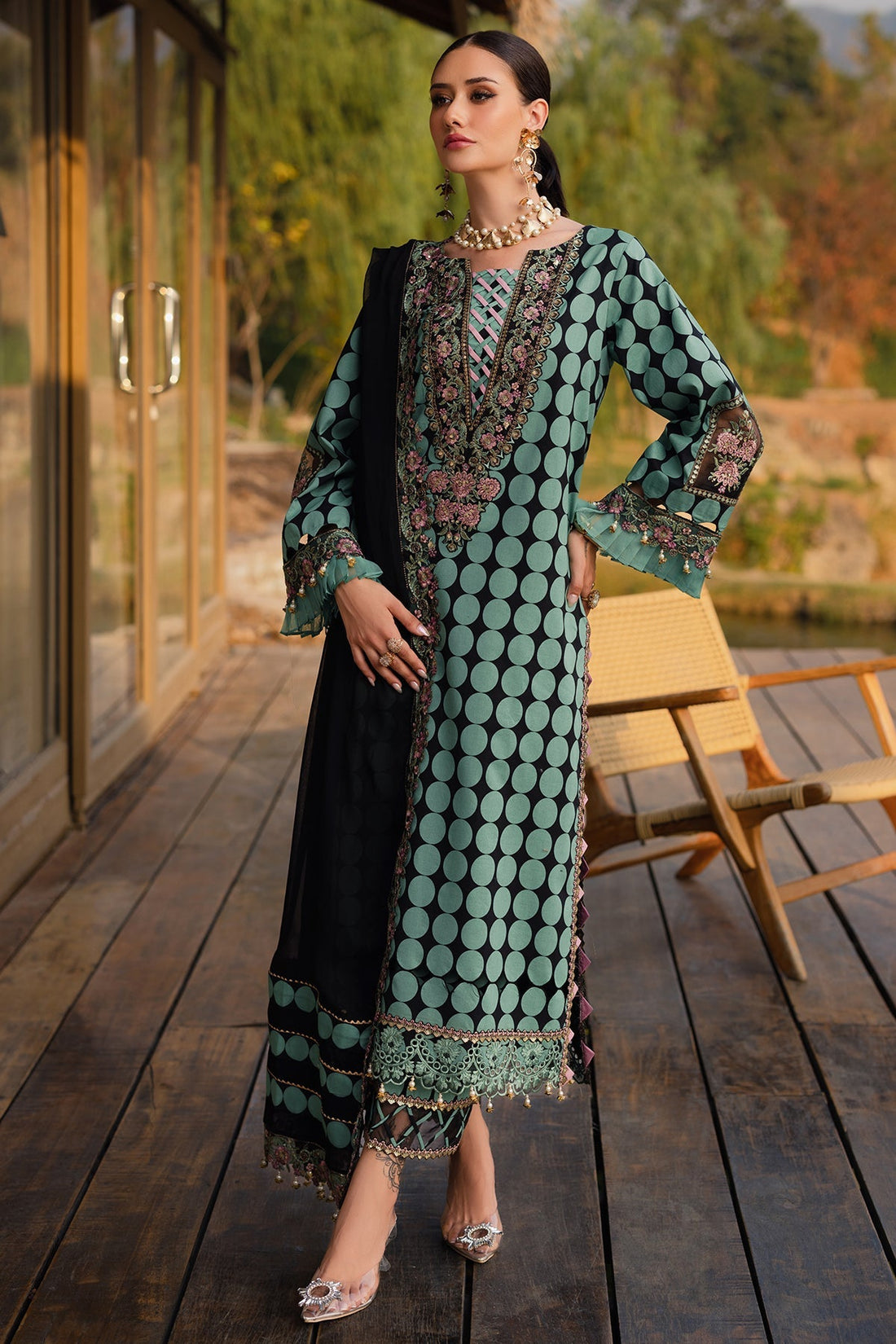 Charizma | Qara Festive Edit 25 | CQ5-04 by Charizma - Designer Dress - Type: Ladies Clothes - Available at Libayah - 100% Original