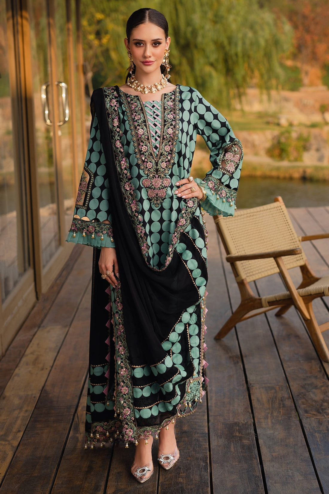 Charizma | Qara Festive Edit 25 | CQ5-04 by Charizma - Designer Dress - Type: Ladies Clothes - Available at Libayah - 100% Original