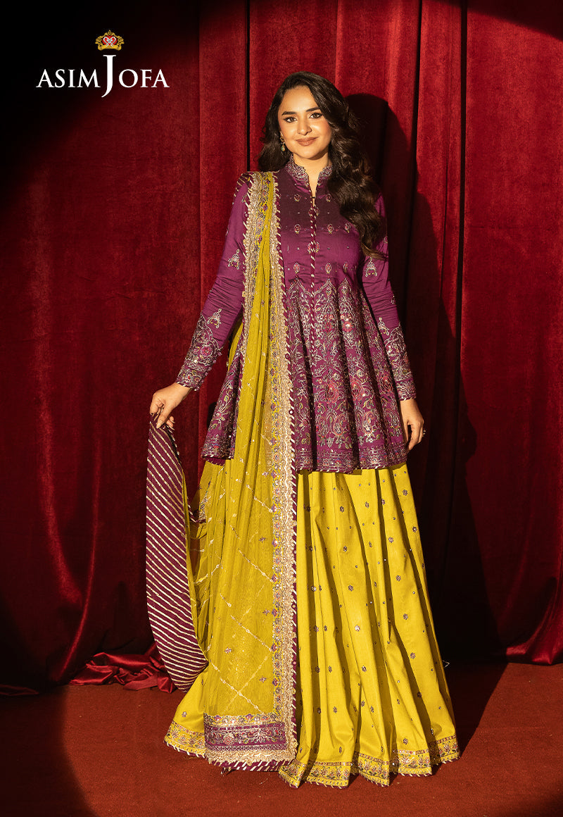 Asim Jofa | Luxury Festive Rejoice | AJLFF-17 by Asim Jofa - Designer Dress - Type: Ladies Clothes - Available at Libayah - 100% Original