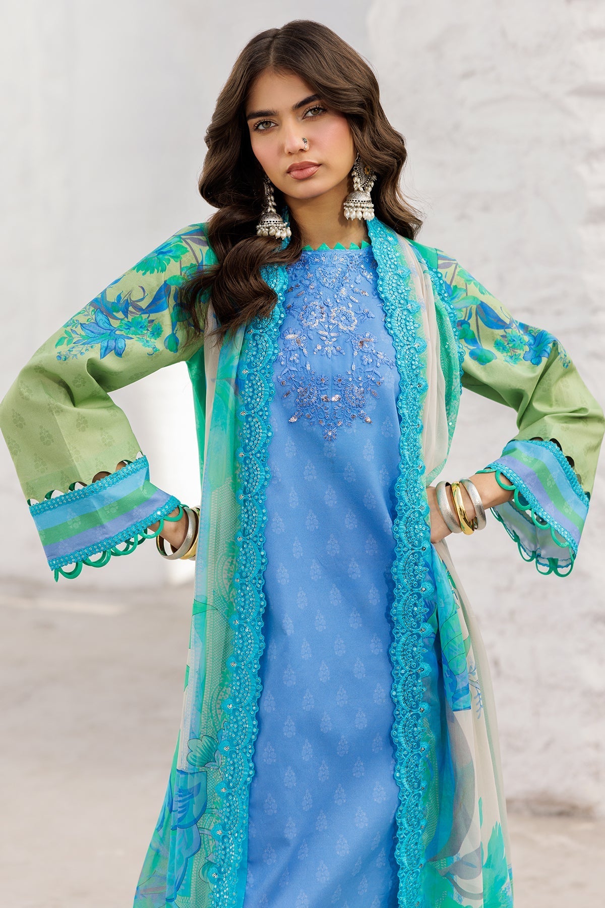 Charizma | Rangoli Lawn | CRO5-05 by Charizma - Designer Dress - Type: Ladies Clothes - Available at Libayah - 100% Original