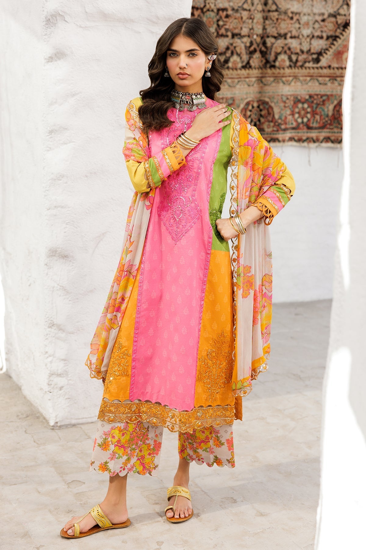 Charizma | Rangoli Lawn | CRO5-04 by Charizma - Designer Dress - Type: Ladies Clothes - Available at Libayah - 100% Original