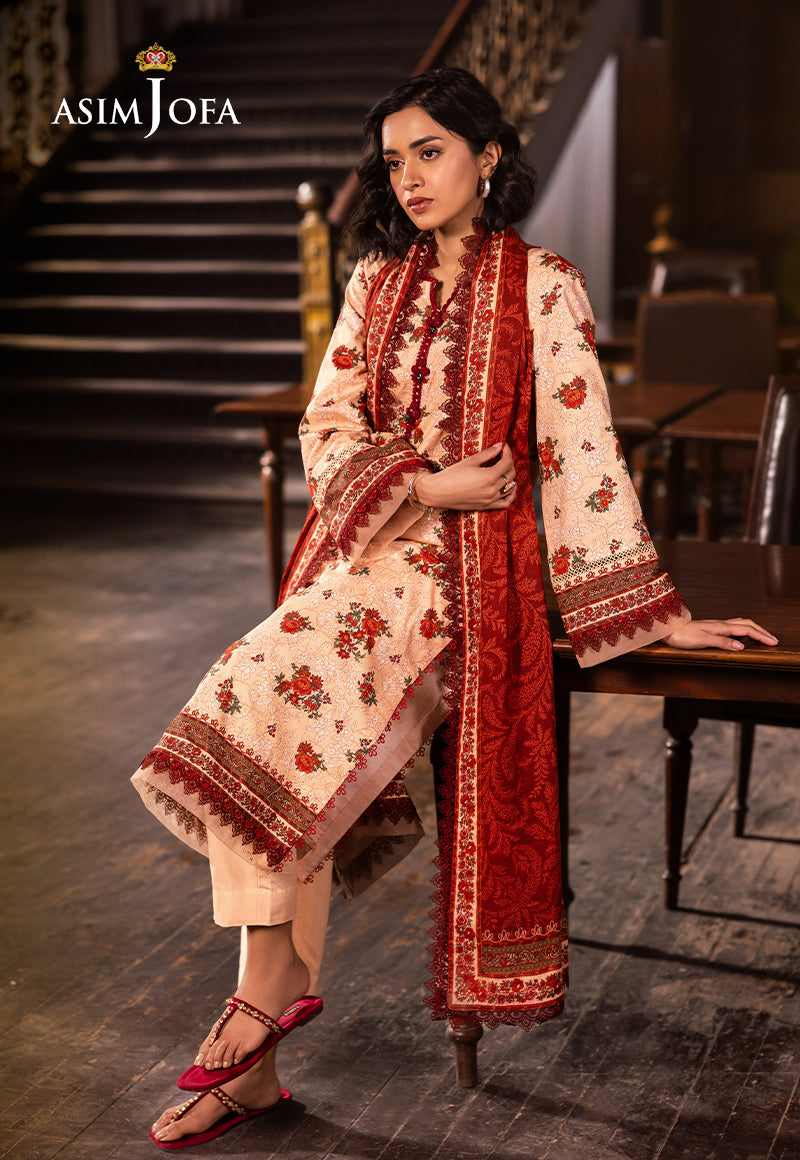 Asim Jofa | Prints Drop 2 | AJUBJ-54 by Asim Jofa - Designer Dress - Type: Ladies Clothes - Available at Libayah - 100% Original