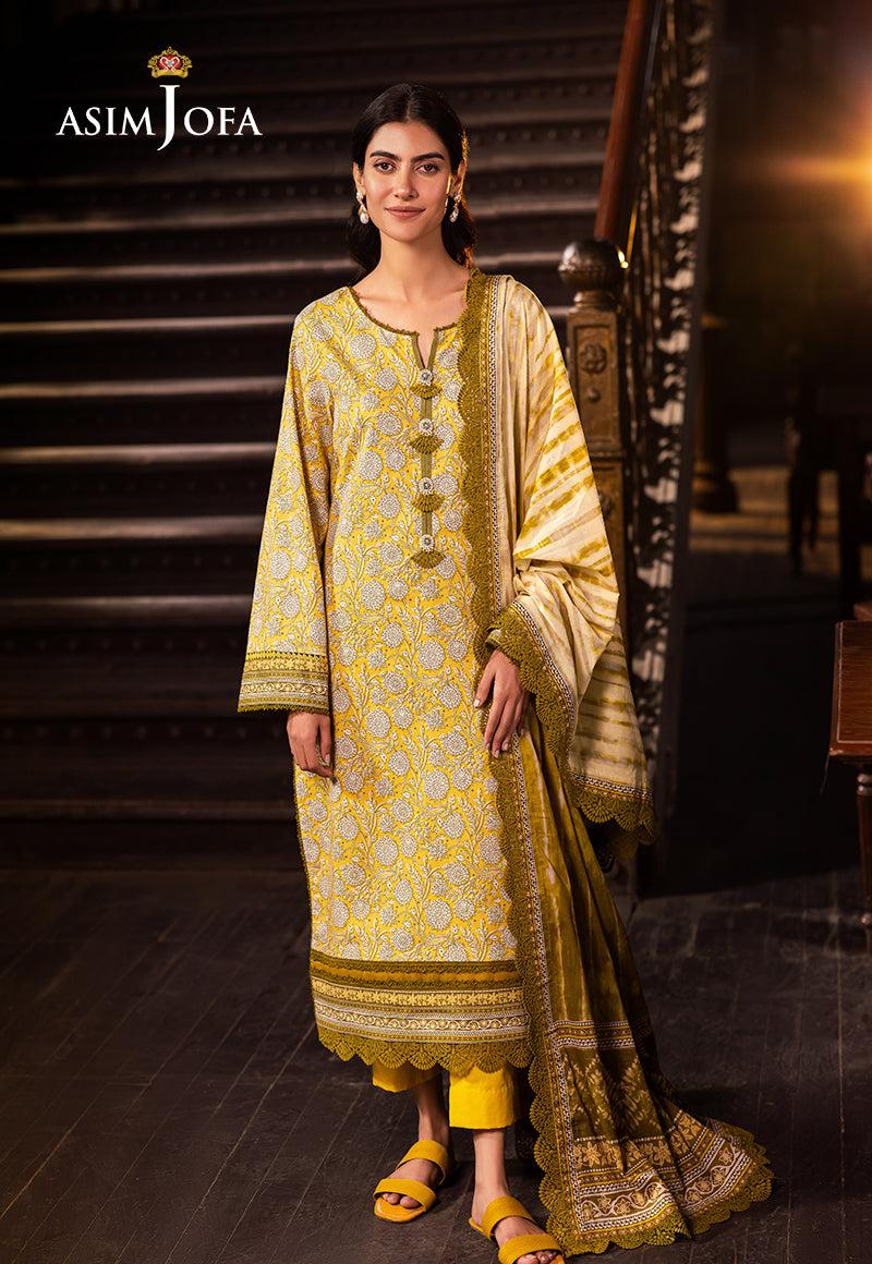 Asim Jofa | Prints Drop 2 | AJUBJ-51 by Asim Jofa - Designer Dress - Type: Ladies Clothes - Available at Libayah - 100% Original