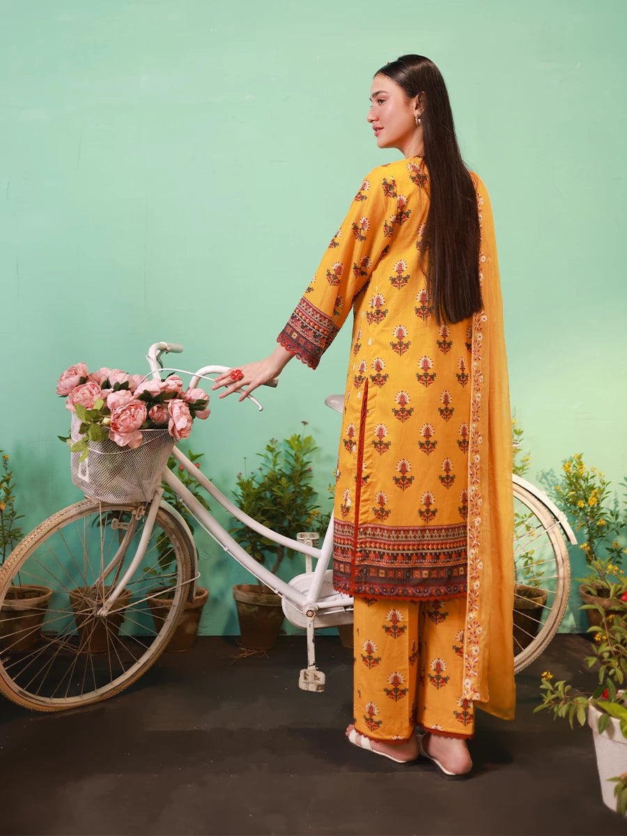Salitex | Izel Lawn 24 | LUXURY LAWN EMBROIDERED SUIT by Salitex - Designer Dress - Type: Casuals - Available at Libayah - 100% Original