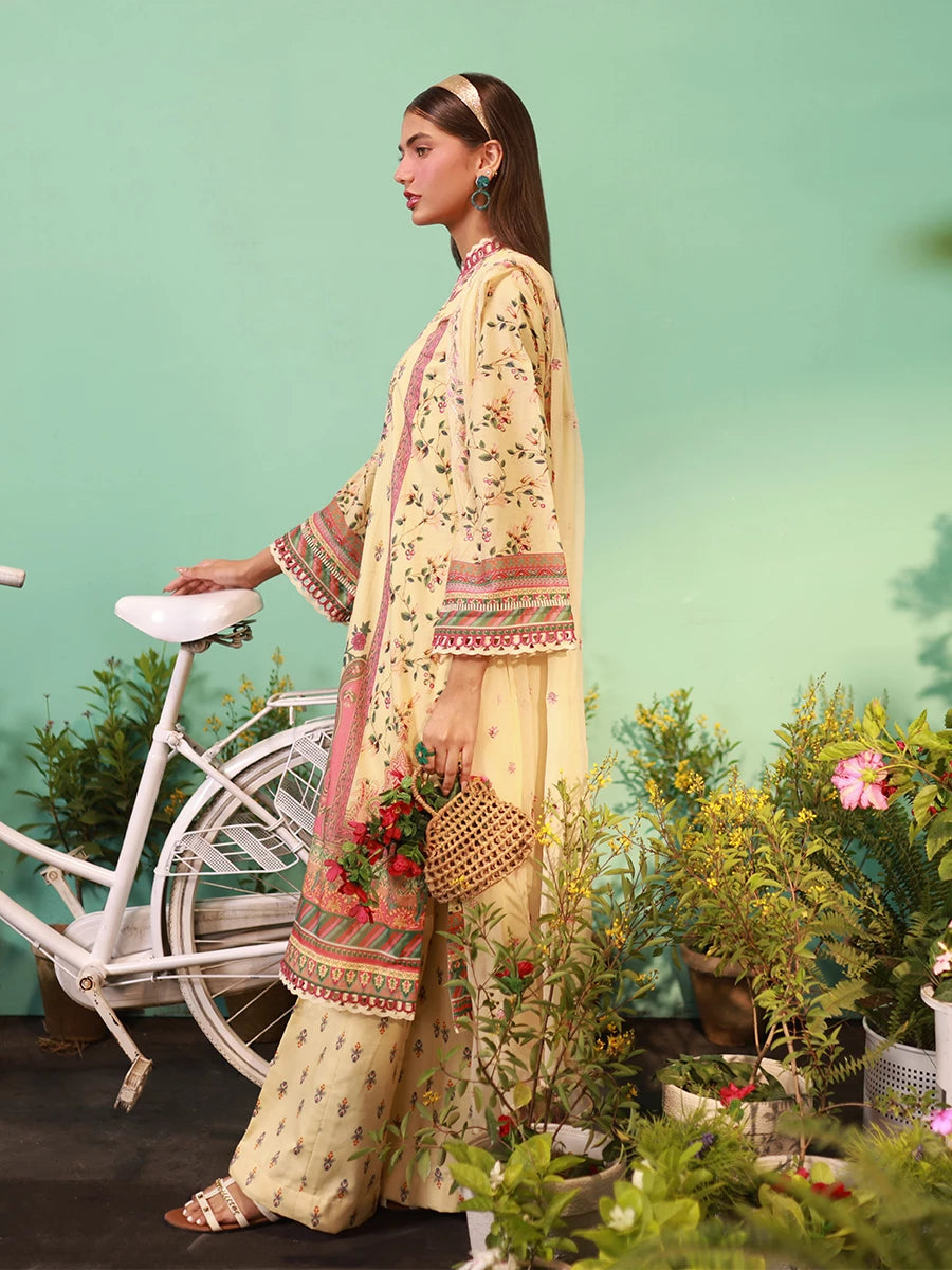 Salitex | Izel Lawn 24 | LUXURY LAWN EMBROIDERED SUIT by Salitex - Designer Dress - Type: Casuals - Available at Libayah - 100% Original