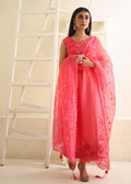 Umsha | Luxury Pret | TROPICAL PINK by Umsha - Designer Dress - Type: Ladies Clothes - Available at Libayah - 100% Original