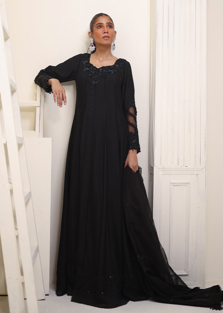Umsha | Luxury Pret | BLACK SWAN by Umsha - Designer Dress - Type: Ladies Clothes - Available at Libayah - 100% Original
