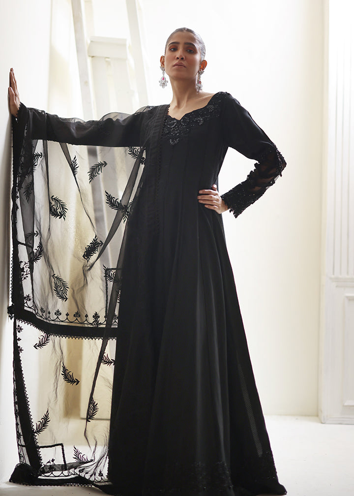 Umsha | Luxury Pret | BLACK SWAN by Umsha - Designer Dress - Type: Ladies Clothes - Available at Libayah - 100% Original