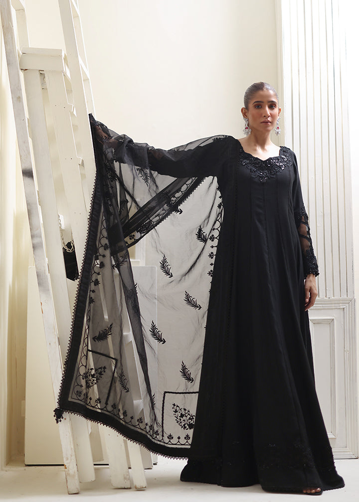 Umsha | Luxury Pret | BLACK SWAN by Umsha - Designer Dress - Type: Ladies Clothes - Available at Libayah - 100% Original