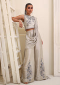 Umsha | Luxury Pret | GLEAMING GREY by Umsha - Designer Dress - Type: Ladies Clothes - Available at Libayah - 100% Original