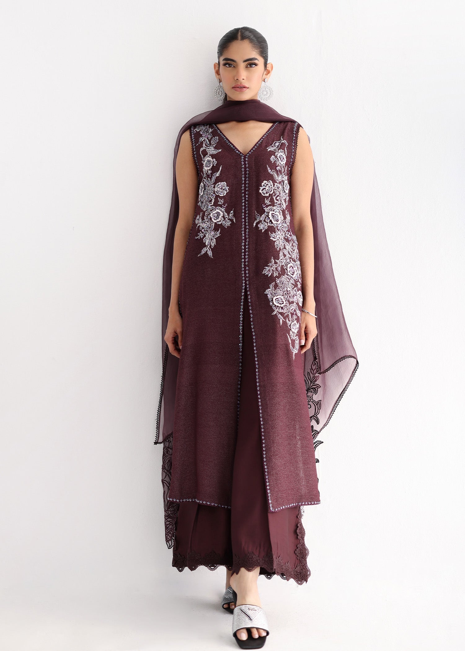 Umsha | Luxury Pret | BERRY BLISS by Umsha - Designer Dress - Type: Ladies Clothes - Available at Libayah - 100% Original