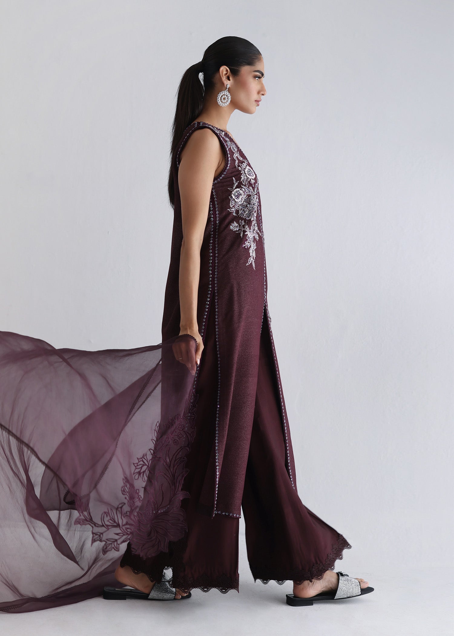 Umsha | Luxury Pret | BERRY BLISS by Umsha - Designer Dress - Type: Ladies Clothes - Available at Libayah - 100% Original
