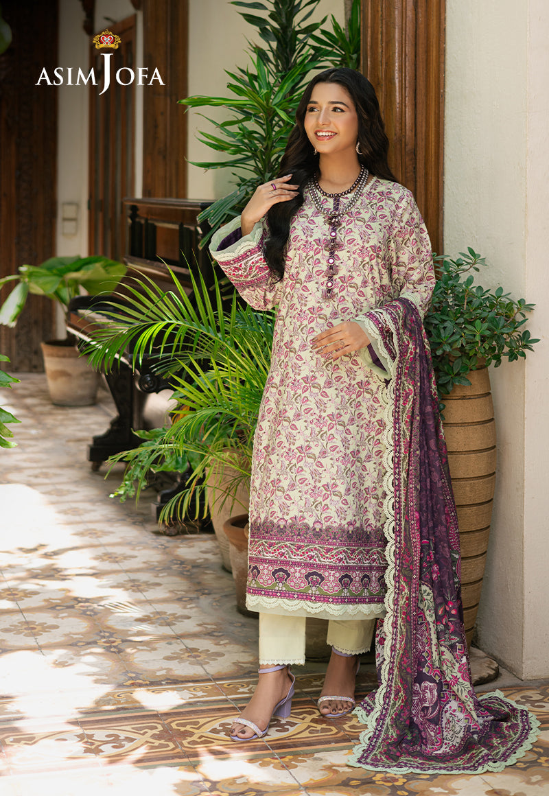 Asim Jofa | Prints Drop 2 | AJUUB-27 by Asim Jofa - Designer Dress - Type: Ladies Clothes - Available at Libayah - 100% Original