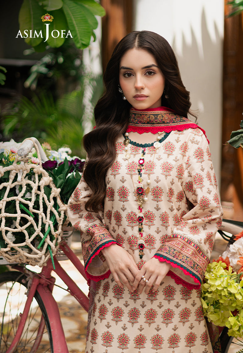 Asim Jofa | Prints Drop 2 | AJUUB-39 by Asim Jofa - Designer Dress - Type: Ladies Clothes - Available at Libayah - 100% Original