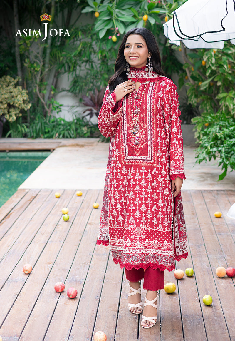Asim Jofa | Prints Drop 2 | AJUUB-32 by Asim Jofa - Designer Dress - Type: Ladies Clothes - Available at Libayah - 100% Original