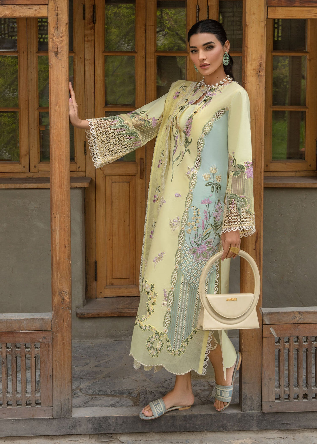 Crimson | Lawn 2024 | Sun Kissed - Lemon by Crimson - Designer Dress - Type: Ladies Clothes - Available at Libayah - 100% Original