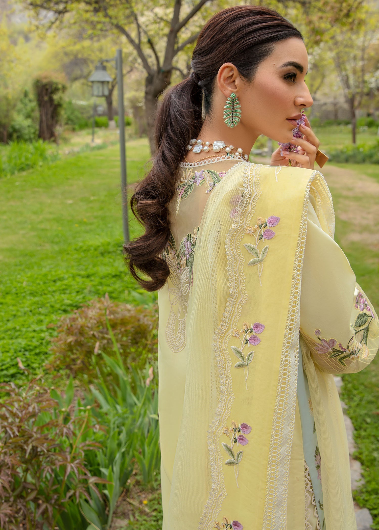 Crimson | Lawn 2024 | Sun Kissed - Lemon by Crimson - Designer Dress - Type: Ladies Clothes - Available at Libayah - 100% Original