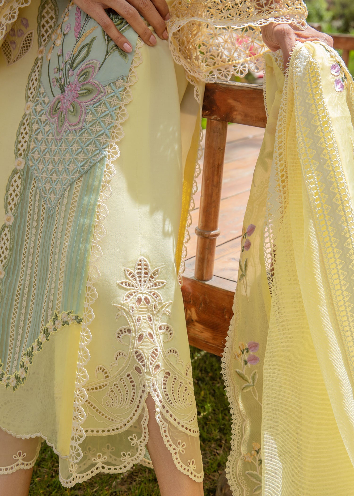 Crimson | Lawn 2024 | Sun Kissed - Lemon by Crimson - Designer Dress - Type: Ladies Clothes - Available at Libayah - 100% Original