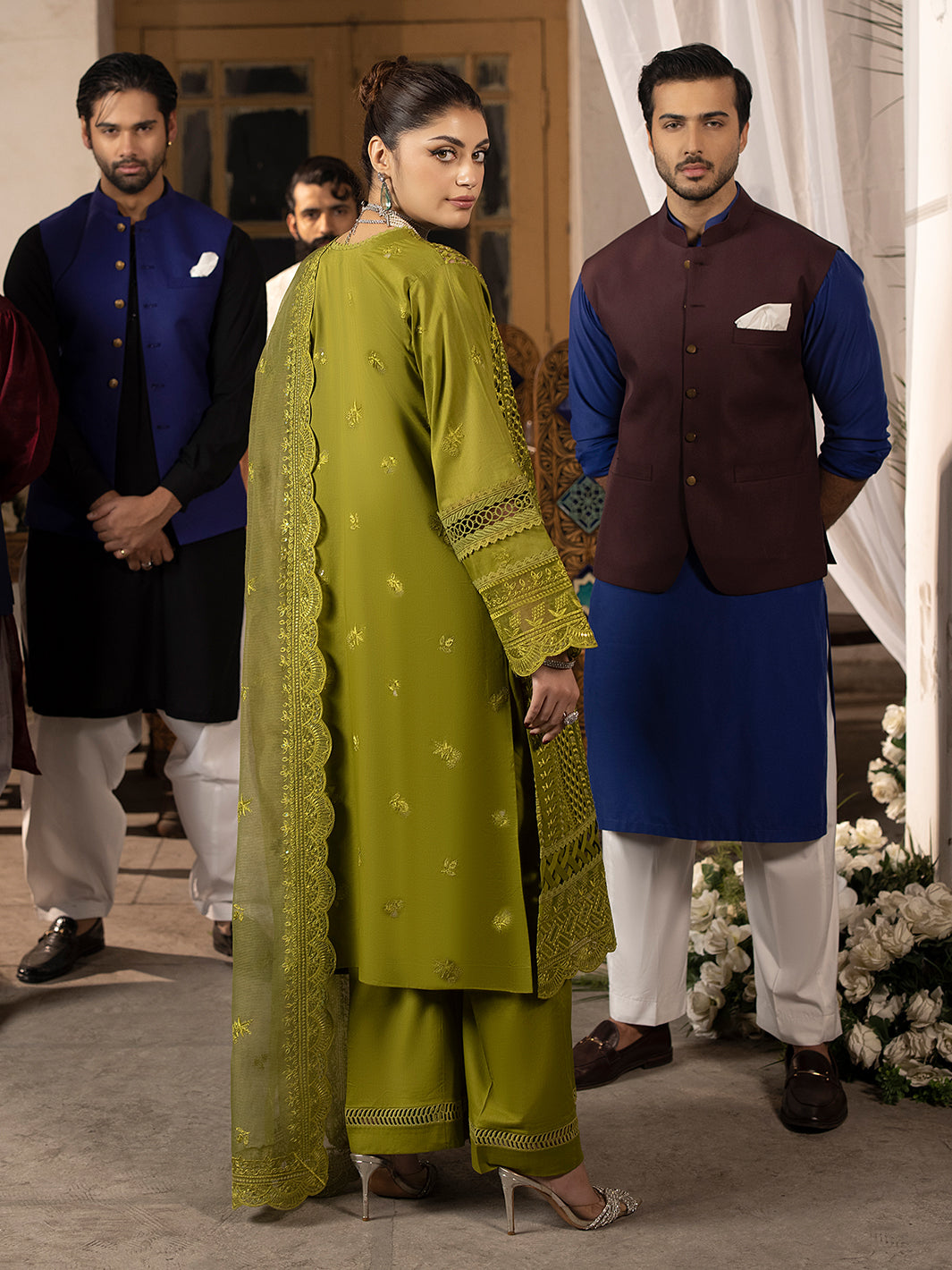 Mahnur | Mahrukh Luxury Lawn 24 | MALVA by Mahnur - Designer Dress - Type: Ladies Clothes - Available at Libayah - 100% Original