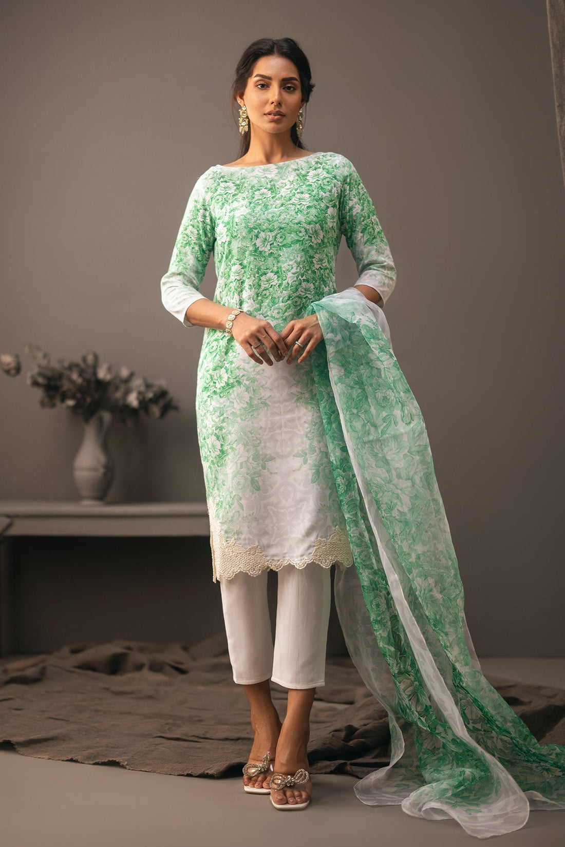 Erum Khan | Beyond Basic | CLASSIC CHARM by Erum Khan - Designer Dress - Type: Ladies Clothes - Available at Libayah - 100% Original