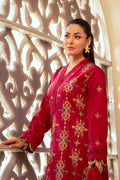 Kross Kulture | Luxury Baharaneh | Crimson KLX-00733 by Kross Kulture - Designer Dress - Type: Ladies Clothes - Available at Libayah - 100% Original