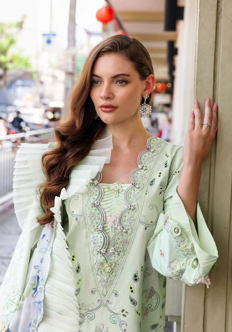 Zarqash | Luxury Lawn 25 | ZQLU 005 ELLIS by Zarqash - Designer Dress - Type: Ladies Clothes - Available at Libayah - 100% Original