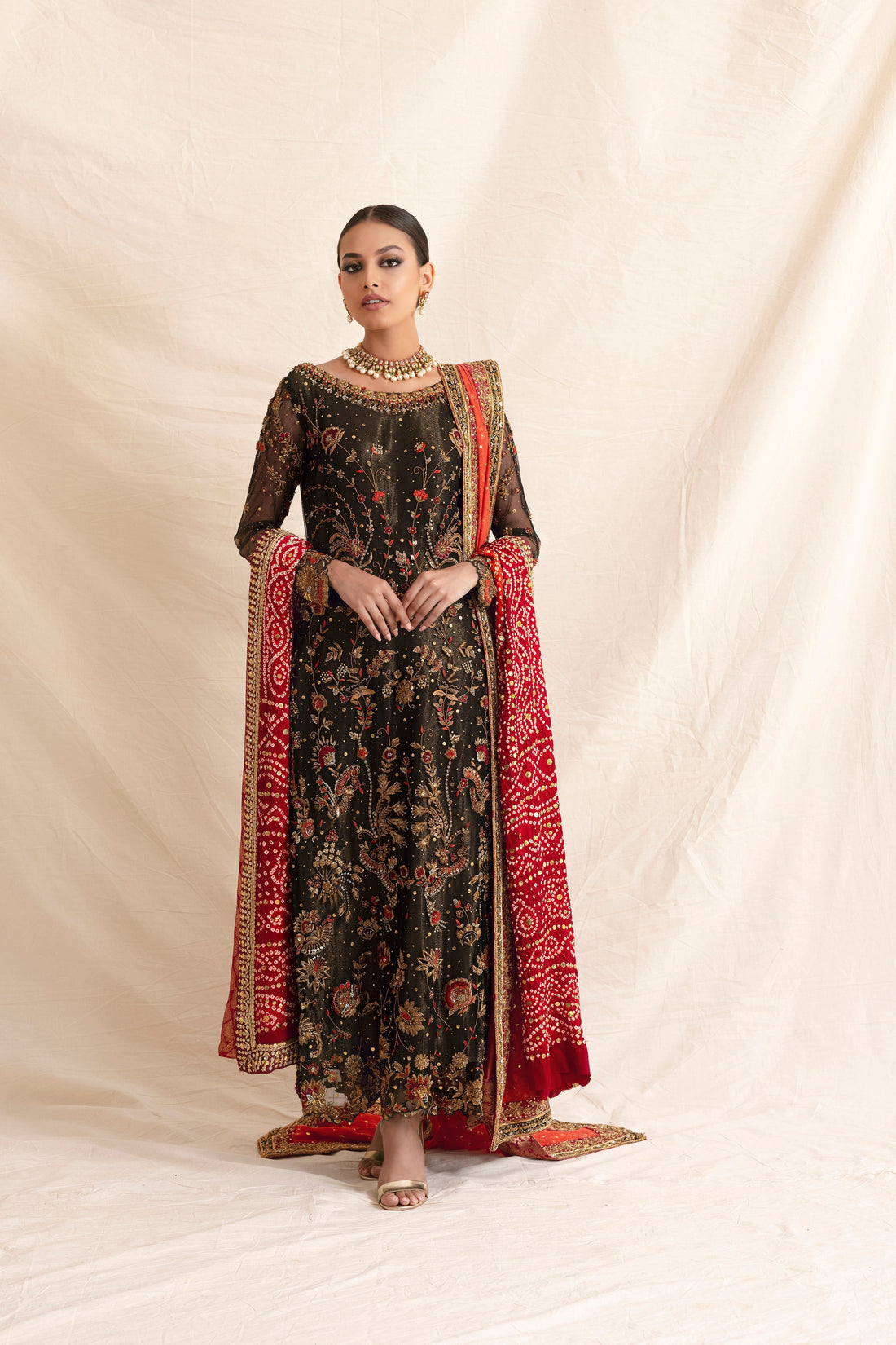 Mina Hasan | Formal Wedding Dresses | MHC-1039 by Mina Hasan - Designer Dress - Type: Ladies Clothes - Available at Libayah - 100% Original