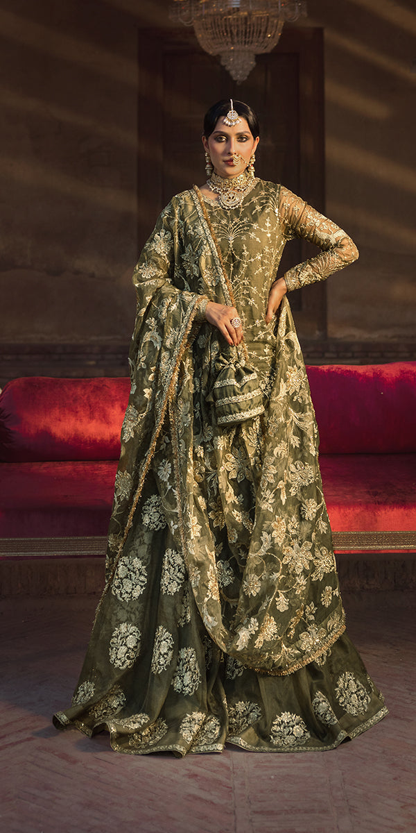 Erum Khan | Jahan Wedding Formals | MALIKA JAN by Erum Khan - Designer Dress - Type: Ladies Clothes - Available at Libayah - 100% Original