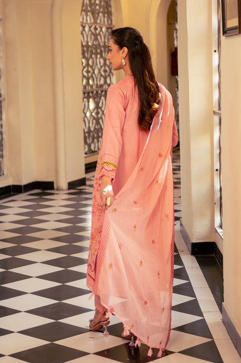 Kross Kulture | Luxury Baharaneh | Blush KLX-00731 by Kross Kulture - Designer Dress - Type: Ladies Clothes - Available at Libayah - 100% Original