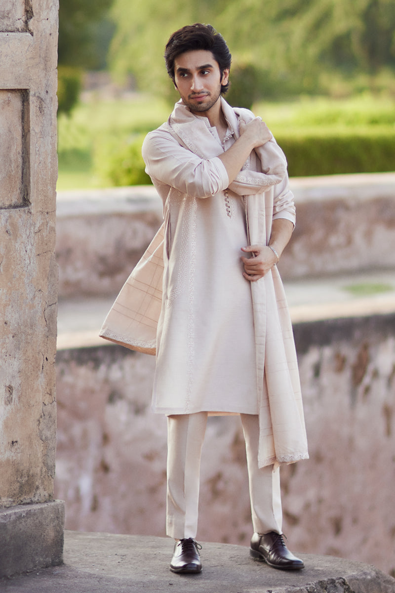 Pakistani Menswear | Qalamkar | BQ-04 by Qalamkar - Designer Dress - Type: MensWear - Available at Libayah - 100% Original