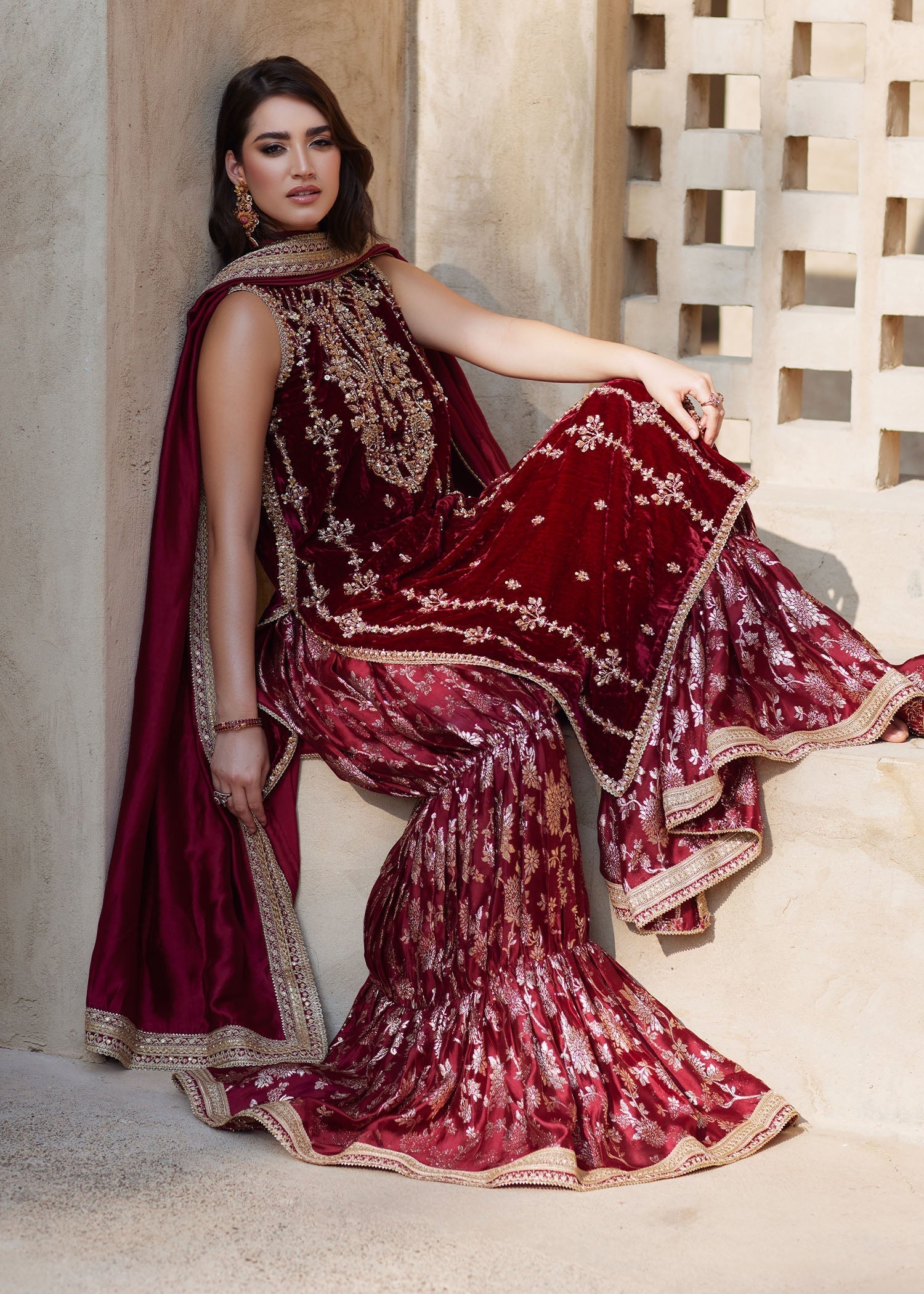 Kanwal Malik | Laira Formals | Aline by Kanwal Malik - Designer Dress - Type: Ladies Clothes - Available at Libayah - 100% Original