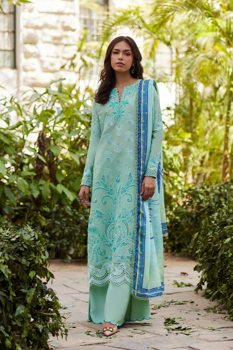 Mina Hassan | Chikankari Lawn 25 | Lina by Mina Hasan - Designer Dress - Type: Ladies Clothes - Available at Libayah - 100% Original