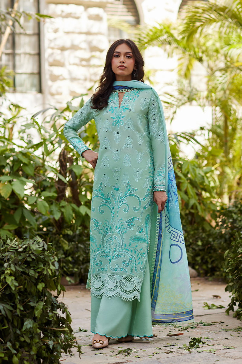 Mina Hassan | Chikankari Lawn 25 | Lina by Mina Hasan - Designer Dress - Type: Ladies Clothes - Available at Libayah - 100% Original