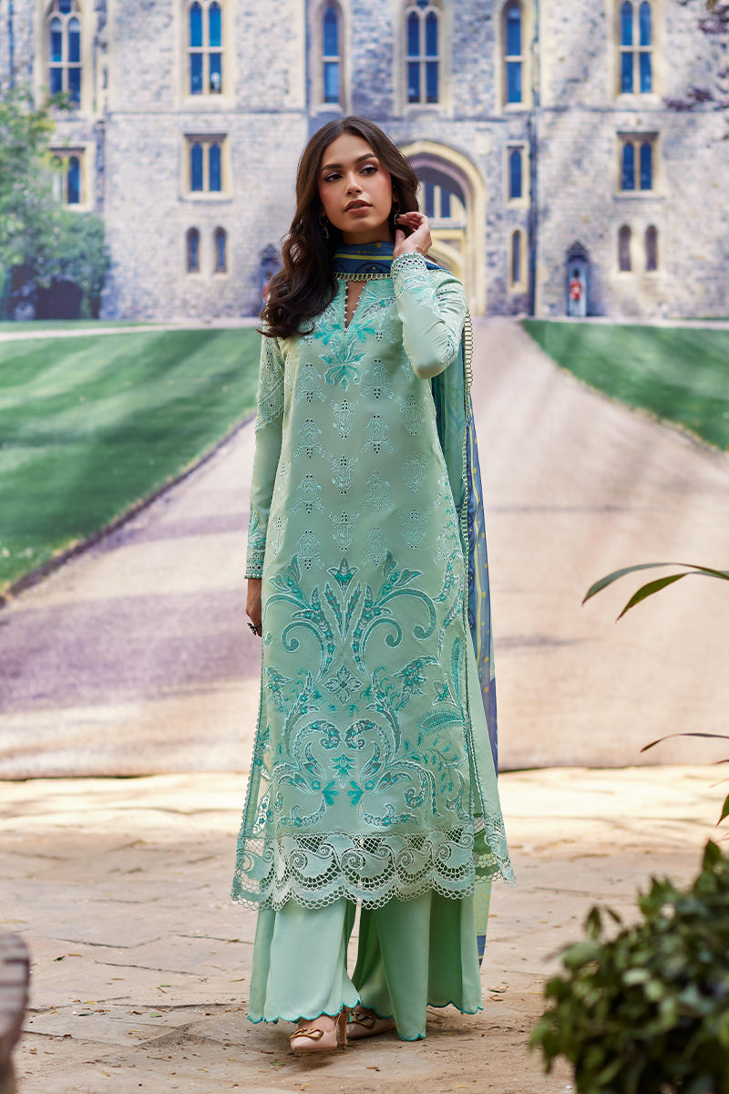 Mina Hassan | Chikankari Lawn 25 | Lina by Mina Hasan - Designer Dress - Type: Ladies Clothes - Available at Libayah - 100% Original