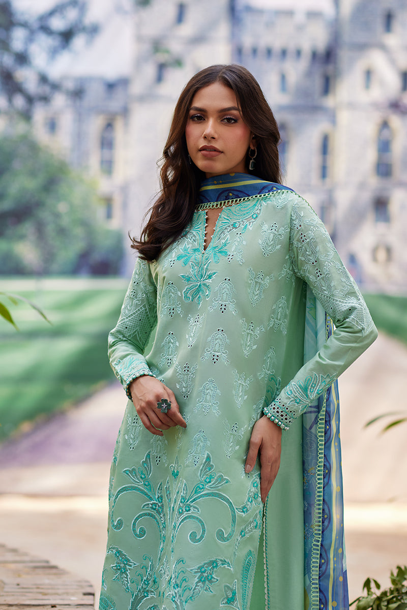 Mina Hassan | Chikankari Lawn 25 | Lina by Mina Hasan - Designer Dress - Type: Ladies Clothes - Available at Libayah - 100% Original