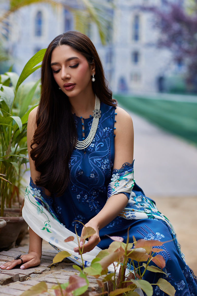 Mina Hassan | Chikankari Lawn 25 | Anaaya by Mina Hasan - Designer Dress - Type: Ladies Clothes - Available at Libayah - 100% Original