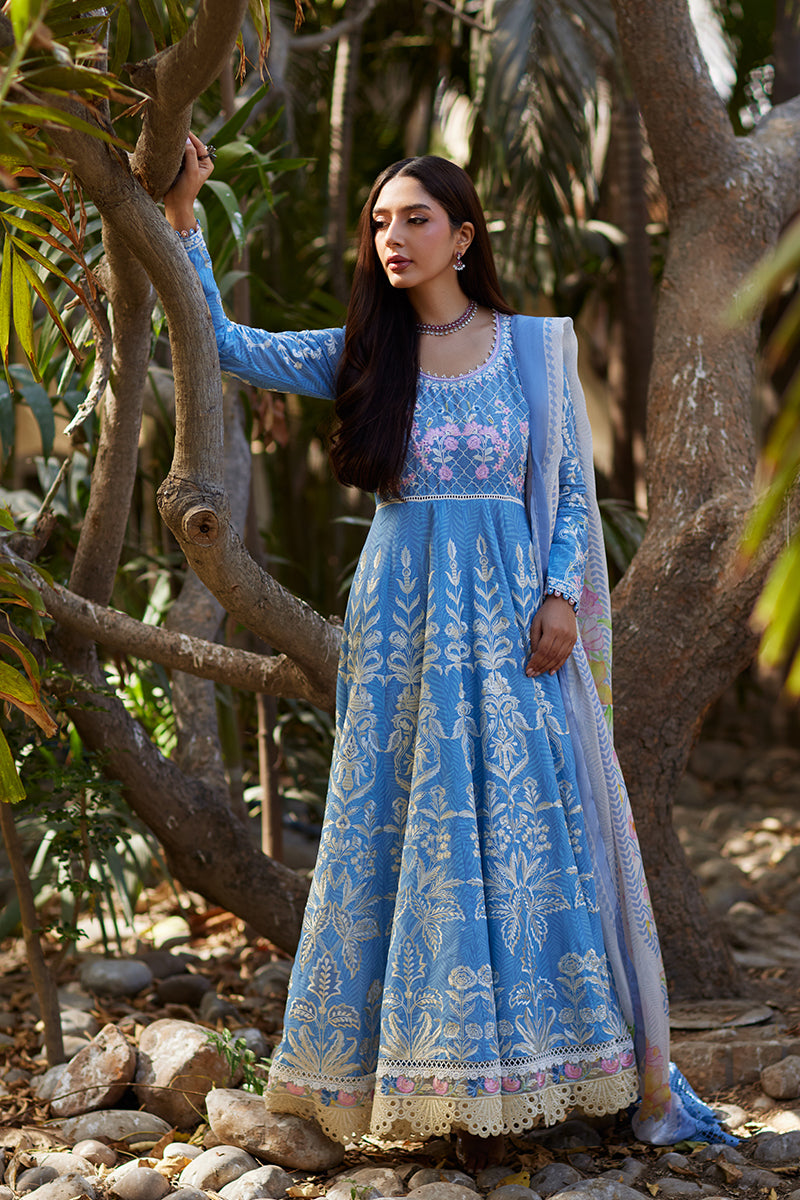 Mina Hassan | Chikankari Lawn 25 | Baano by Mina Hasan - Designer Dress - Type: Ladies Clothes - Available at Libayah - 100% Original