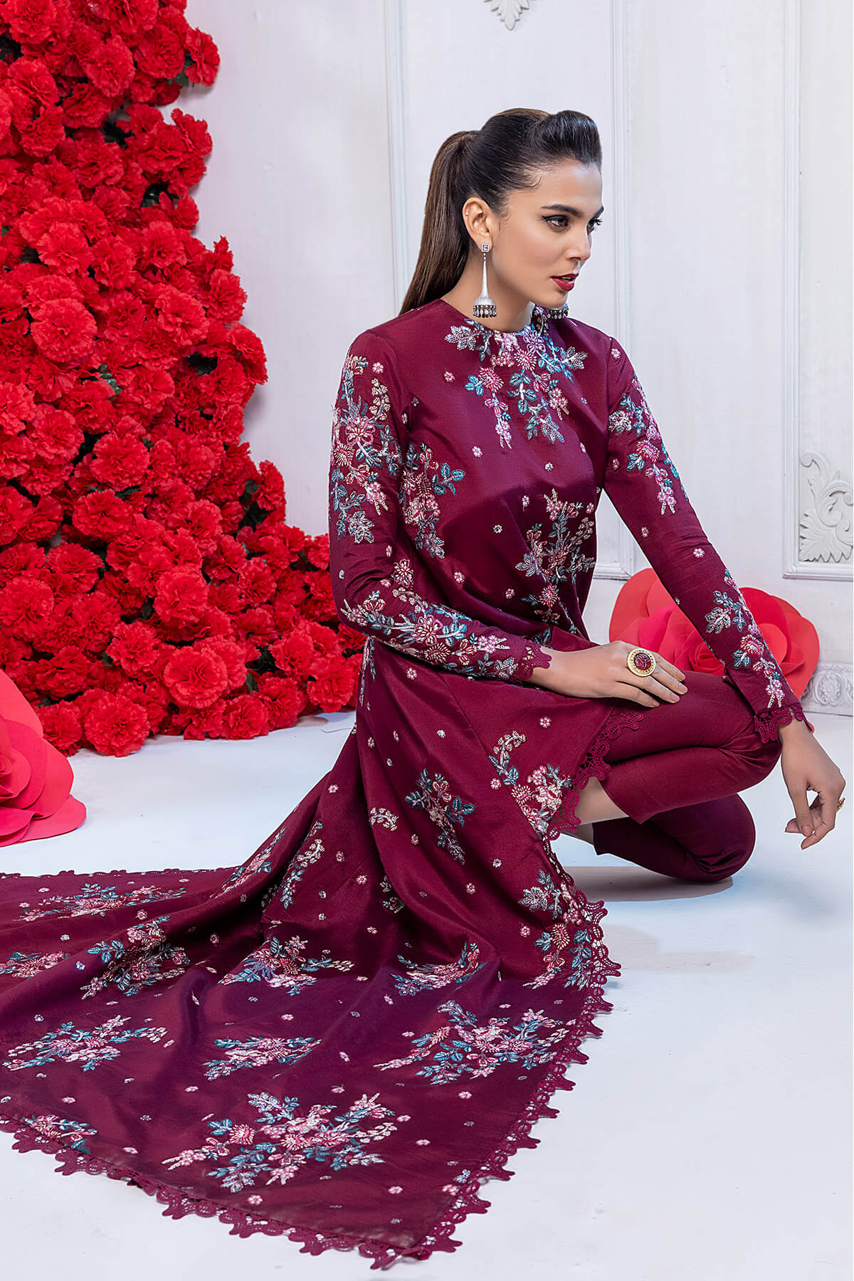 Mina Kashif | Luxury Pret | MK22-05 by Mina Kashif - Designer Dress - Type: Formal - Available at Libayah - 100% Original